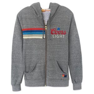 Aviator Nation Coors Light Zip Up Hoodie XS